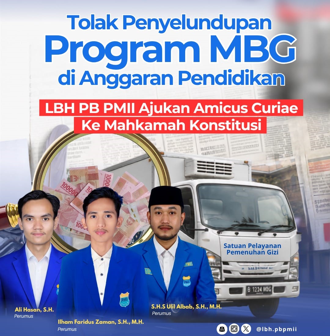 LBH PB PMII Ajukan Amicus Curiae ke MK