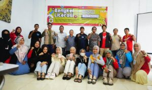 Saung Baca Ruang Pojok Nusantara resmi membuka rangkaian kegiatan Kenduri Literasi Metro 2026, Sabtu (29/8/2026).